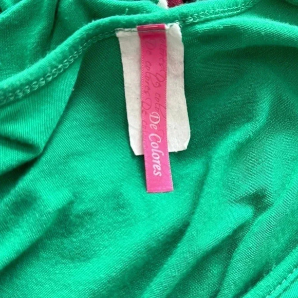 De Colores Green Chevron Maxi Dress - Picture 6 of 6